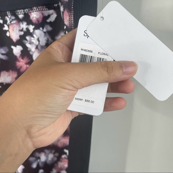 Splendid floral high waisted studio leggings small‎ - Picture 6 of 9